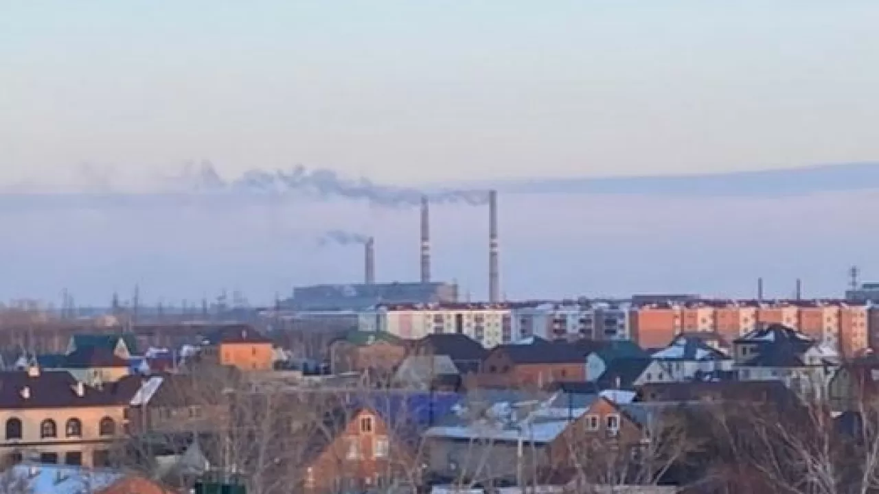 В Петропавловске обрушилась труба местной ТЭЦ