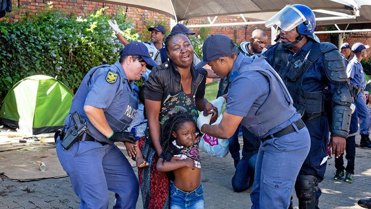 Полиция ЮАР. Полиция Йоханнесбурга. Полиция Африки. Захват африки