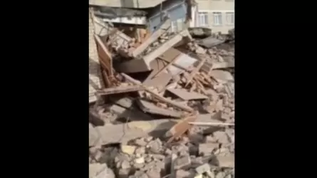 В североказахстанской школе обрушилась крыша актового зала