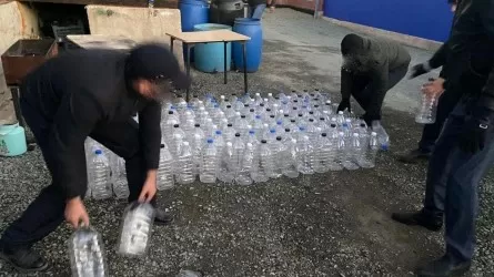 Два цеха по производству суррогатного алкоголя ликвидированы в Туркестанской области 