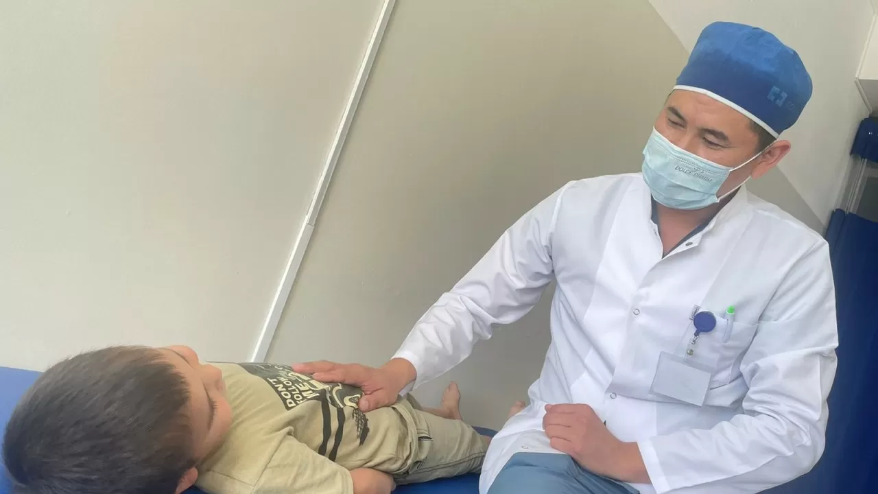 В Шымкенте врачи извлекли ленточного червя прямо из легких ребенка