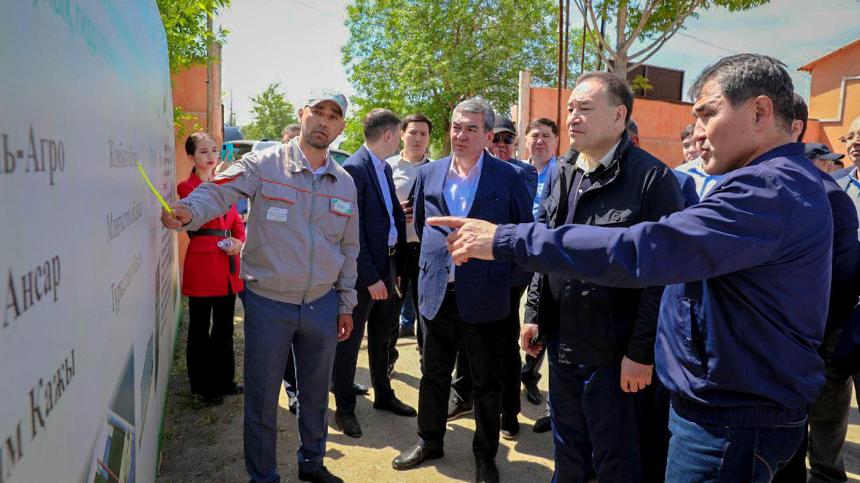 Облыс әкімі орынбасарлары Жамбыл облысының тәжірибесін зерттеуде  