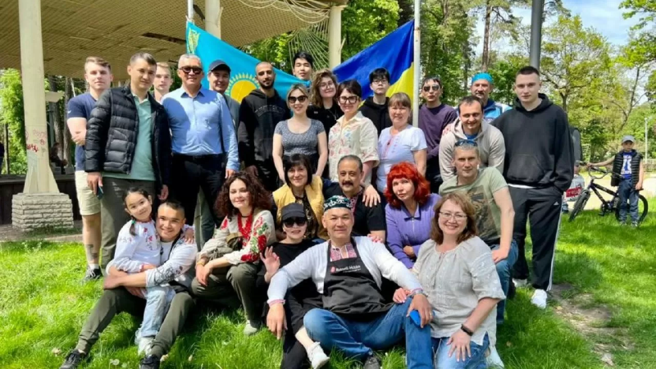 Украинадағы қазақ диаспорасы қайырымдылық акциясын өткізді