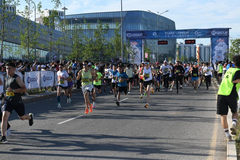 Елордада Nur-Sultan Half Marathon бірінші жартылай марафоны мәресіне жетті