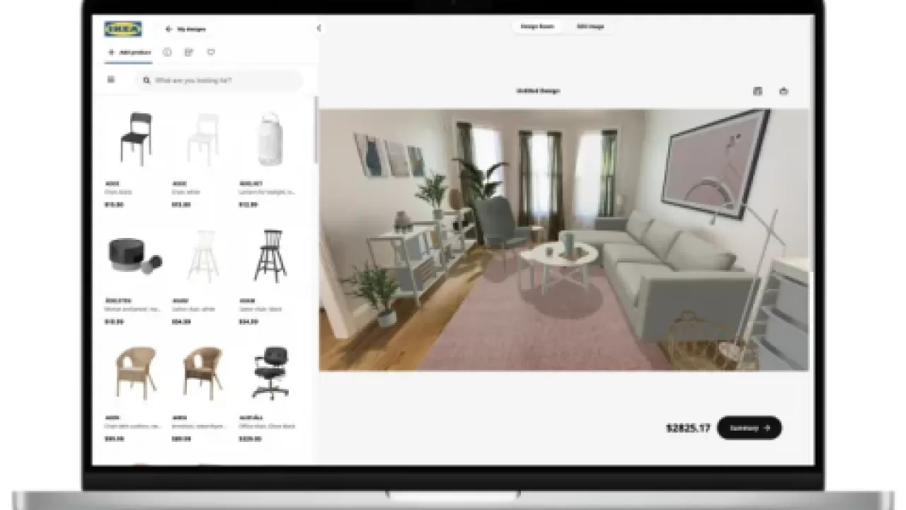 IKEA сделала приложение для виртуальной перестановки мебели