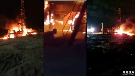 В пожаре погиб работник "Кезби"