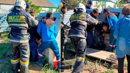 Угодившего в 15-метровый колодец парня извлекли спасатели 
