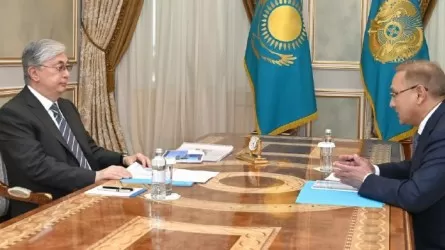 Глава государства принял акима области Жетысу Бейбита Исабаева