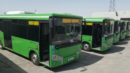Новые автобусы начали курсировать в Актау