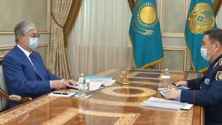 Касым-Жомарт Токаев принял министра внутренних дел Марата Ахметжанова