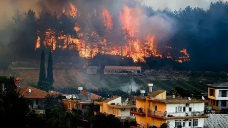 В турецком Мармарисе лесные пожары достигли курортной зоны