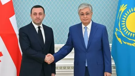 О чем президент РК говорил с премьер-министром Грузии 