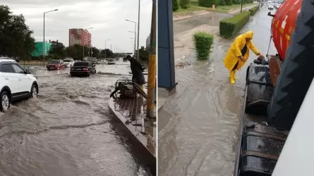 Ақтауда бір күнде жауған жаңбыр айлық мөлшермен теңесті