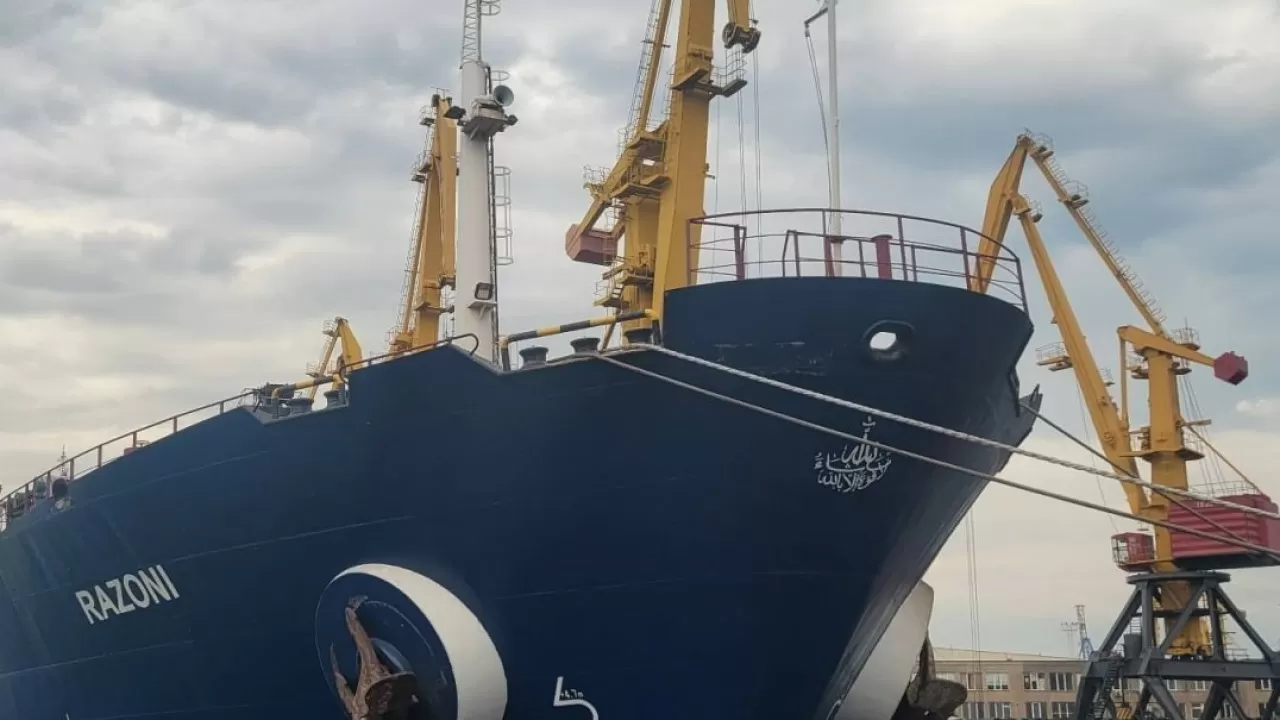 Первое судно с украинским зерном прибыло в Стамбул