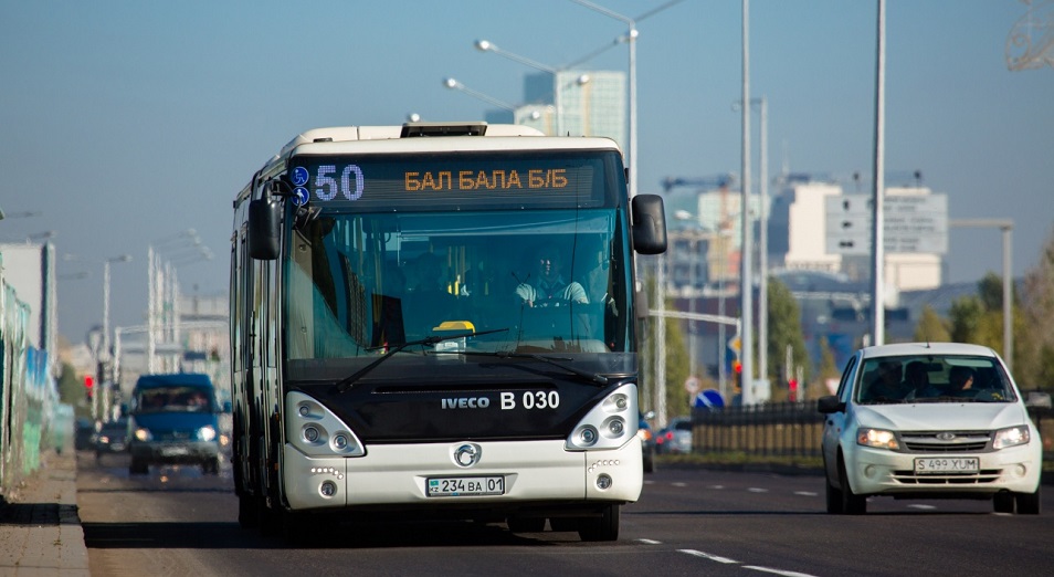 Елордада бірнеше автобустың қатынайтын маршруты өзгерді 