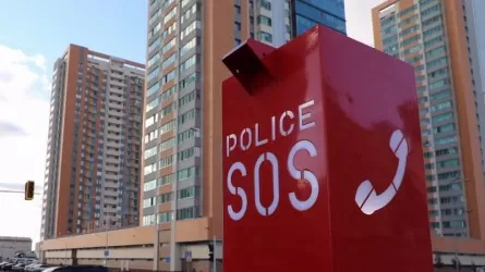 Полиция установила в Актау кнопки SOS