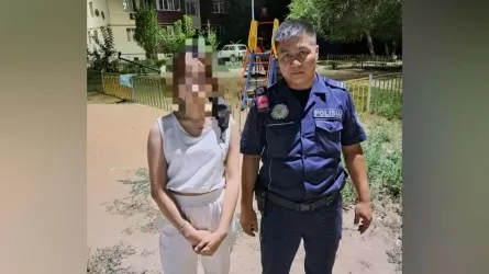 Пропавшую девочку за полчаса нашли полицейские в Актобе