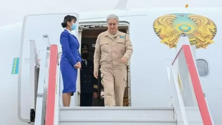 Президент РК прибыл в Костанайскую область 