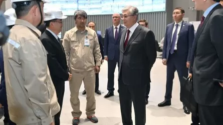 Президент Шымкент мұнай өңдеу зауытының өндірістік қуатымен танысты