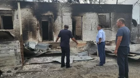 В Костанайской области уже начали готовить участок под строительство домов для пострадавших от пожаров 