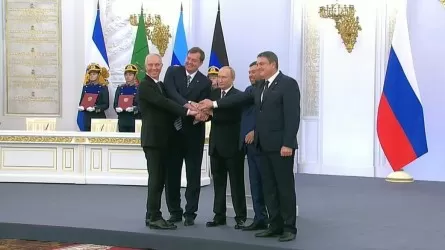 Путин подписал договоры о присоединении к России ДНР, ЛНР, Запорожской и Херсонской областей