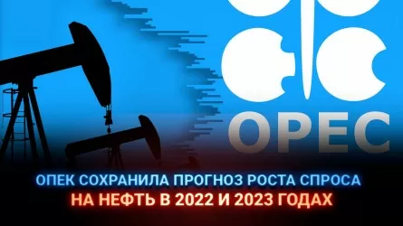 ОПЕК сохранила прогноз роста спроса на нефть в 2022 и 2023 годах 