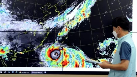 Тайфун привел к наводнениям и массовым отключениям электроснабжения в Южной Корее