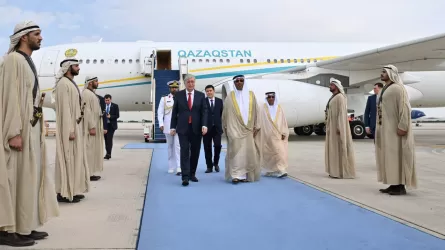 Токаев прибыл с официальным визитом в Объединенные Арабские Эмираты