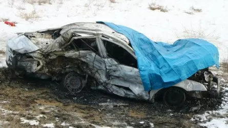 Два человека скончались в ДТП в Алматинской области