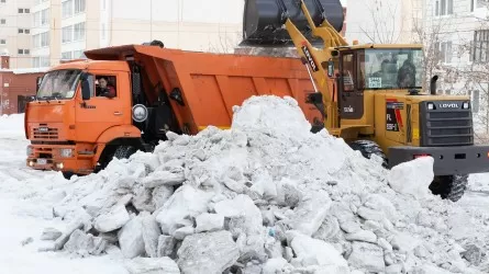 Почти 300 тыс. тонн снега вывезли из Павлодара с начала зимы