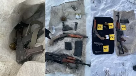 В Талдыкоргане обнаружили схрон с оружием и боеприпасами