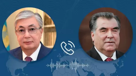 Токаев поздравил президента Таджикистана с юбилеем установления дипломатических отношений