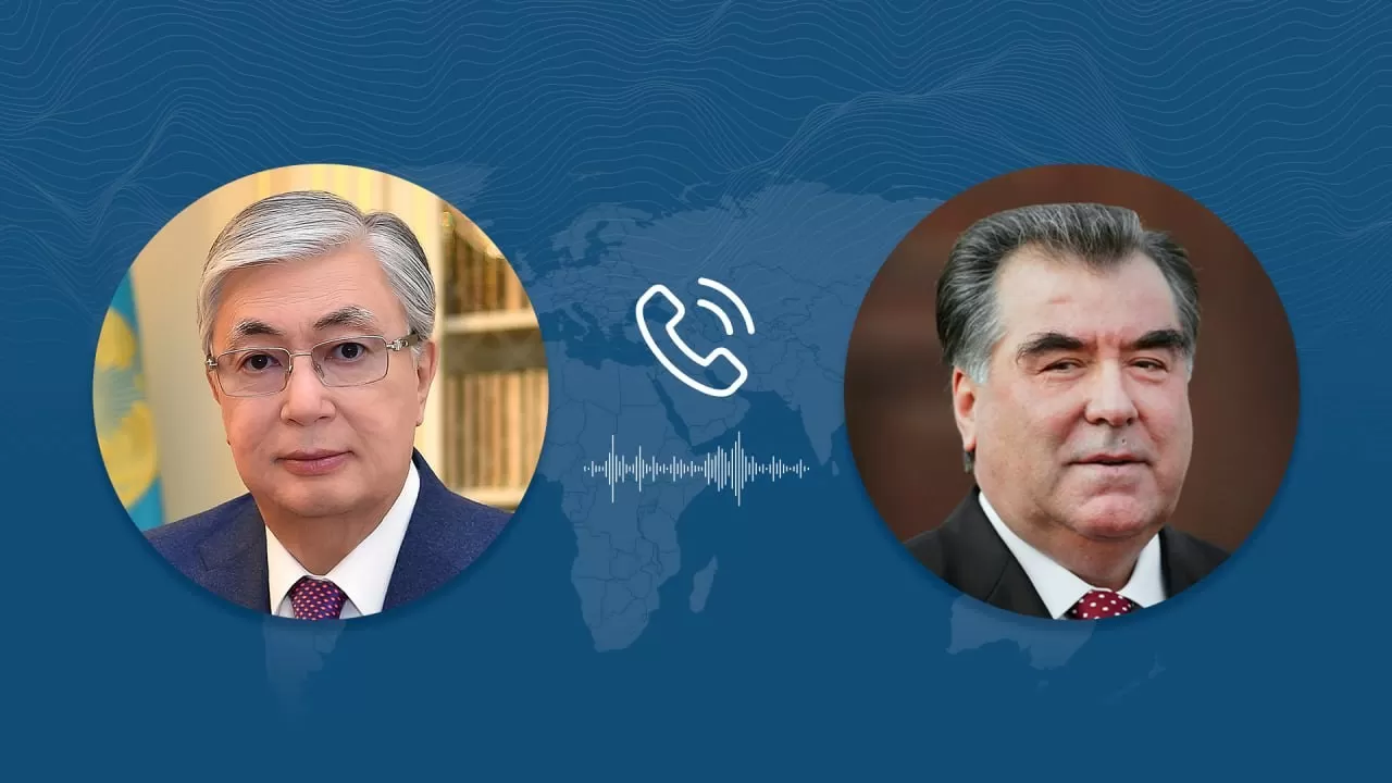 Токаев поздравил по телефону президента Таджикистана с днем рождения 