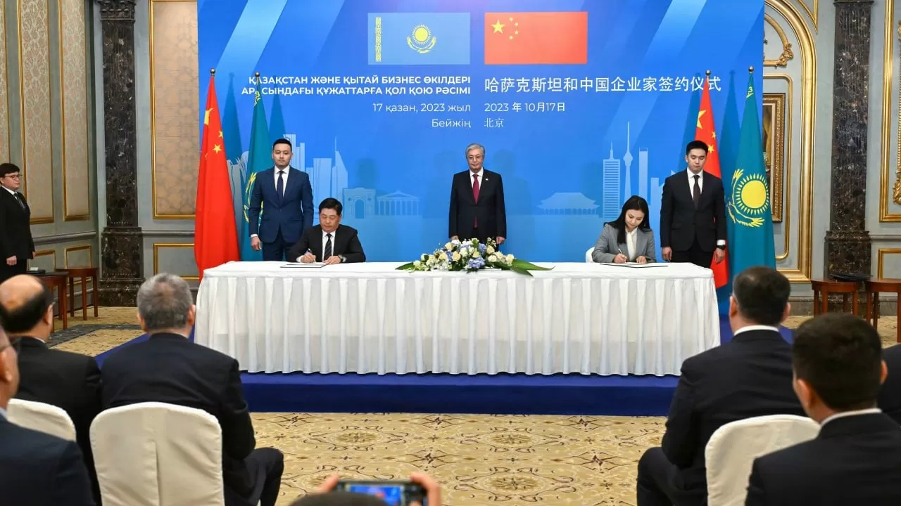 30 коммерческих документов на 16,54 млрд долларов подписано в рамках визита Токаева в Китай