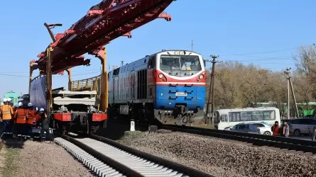 Новую железную дорогу начали строить в обход станции Алматы