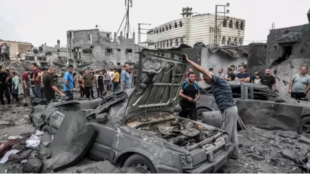 Число погибших от обстрелов в секторе Газа превысило 10,5 тыс.