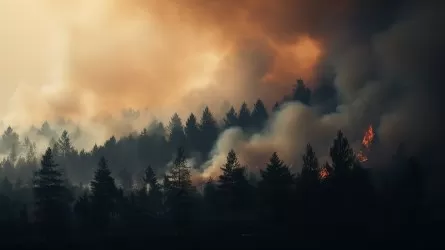 Сильный пожар в Калифорнии захватил более 1000 га 
