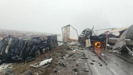 В Актюбинской области в ДТП погиб водитель грузовика 