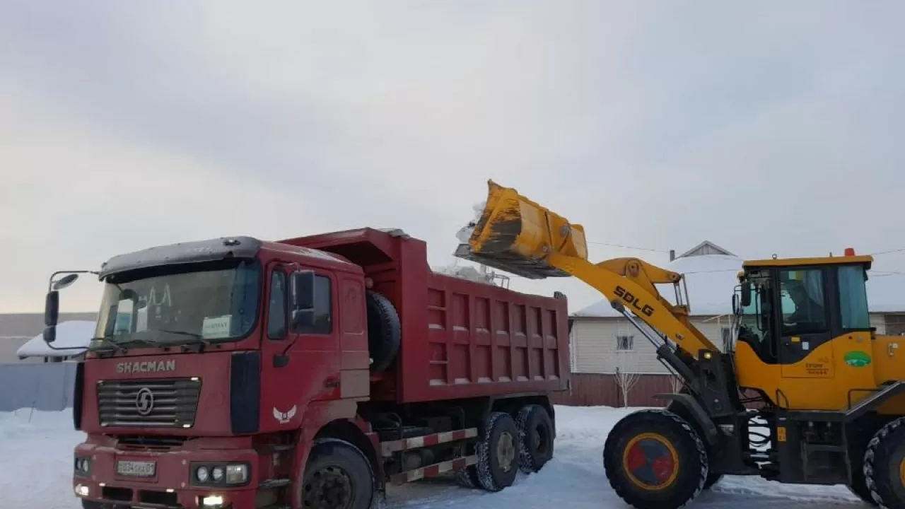 Елордада бір түнде 16 мың текше метрден астам қар шығарылды