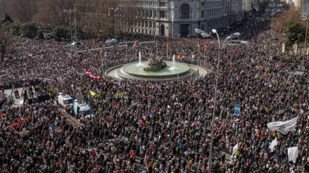 Мадридте 250 мың адам наразылық акциясына қатысты