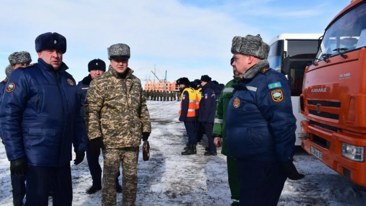 Ақмола облысында су тасқынына дайындық барысы тексерілді