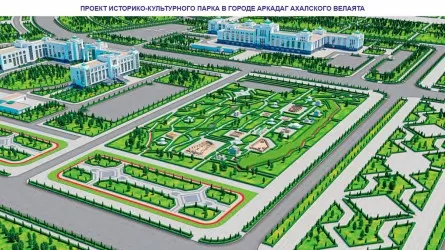 Түрікменстанда жаңа Аркадаг қаласы құрылысы аяқталуға жақын