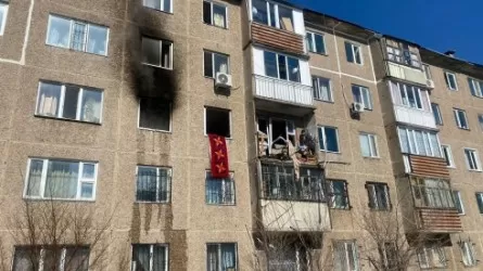 Теміртауда бес қабатты үйде газ баллоны жарылды