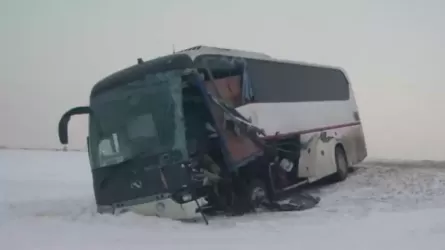 Казахстанка пострадала в ДТП с автобусом в России