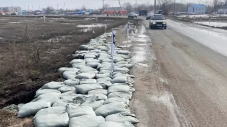 В ЗКО полностью ликвидировано подтопление участка дороги Подстепное – Федоровка – гр. РФ