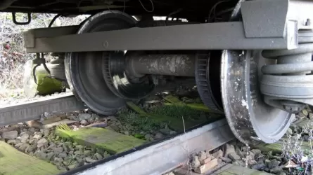 Вагоны грузового поезда сошли с рельсов на юге Казахстана