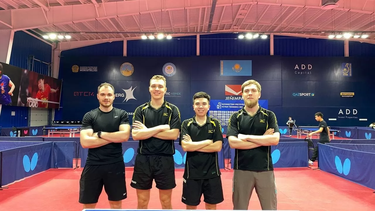 В Казахстане прошел первый тур открытого чемпионата РК по настольному теннису