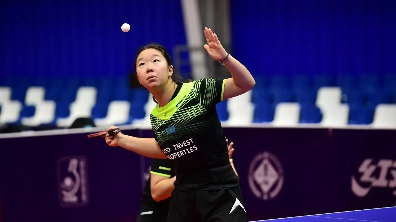 Казахстанка проиграла на турнире по настольному теннису в Сингапуре