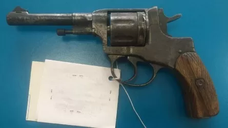 Старинный тульский револьвер с патронами нашел в кустах павлодарец 