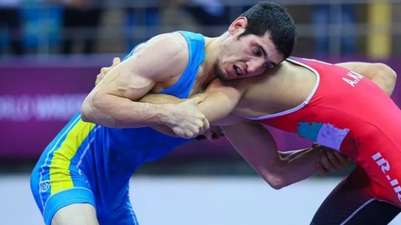 Казахстанский борец Ибрагим Магомадов завоевал золото чемпионата Азии